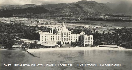 Image result for historical photos of the royal hawaiian hotel