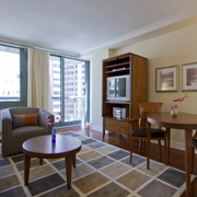 Located near the city's midtown business district, as well as just steps away from the United Nations, AKA United Nations is a premier choice for luxury extended-stay apartment accommodations in New York City. Residents will enjoy spacious and stylish one