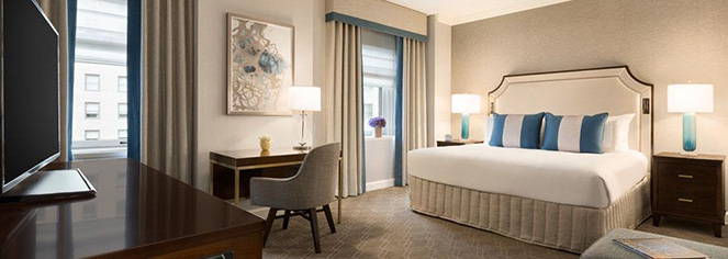 Accommodations:
Fairmont Olympic Hotel
in Seattle
