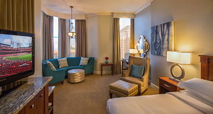 King Superior Room at Hilton St. Louis Downtown at the Arch | St. Louis Missouri Accommodations ...