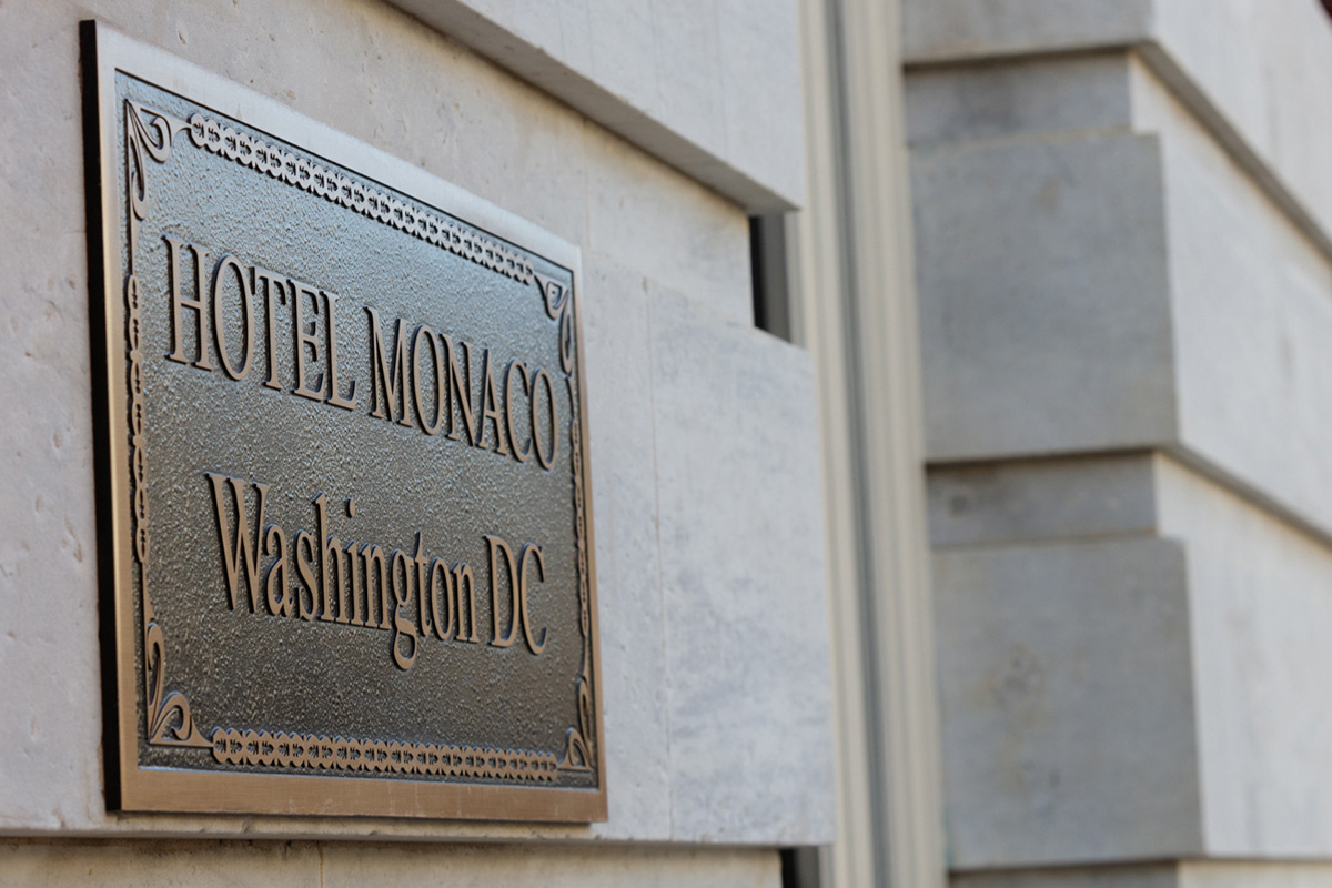 Image of Hotel Exterior of Kimpton Hotel Monaco Washington, D.C., 1842, a Member of Historic Hotels of America in Washington, District of Columbia
