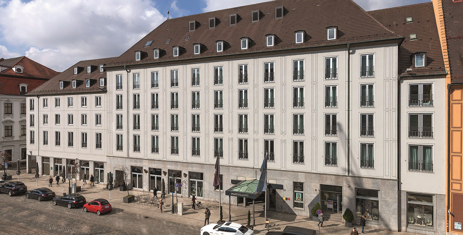 Image of Exterior, Hotel Maximilian's, 1722, Member of Historic Hotels Worldwide, in Augsburg, Germany, Hot Deals