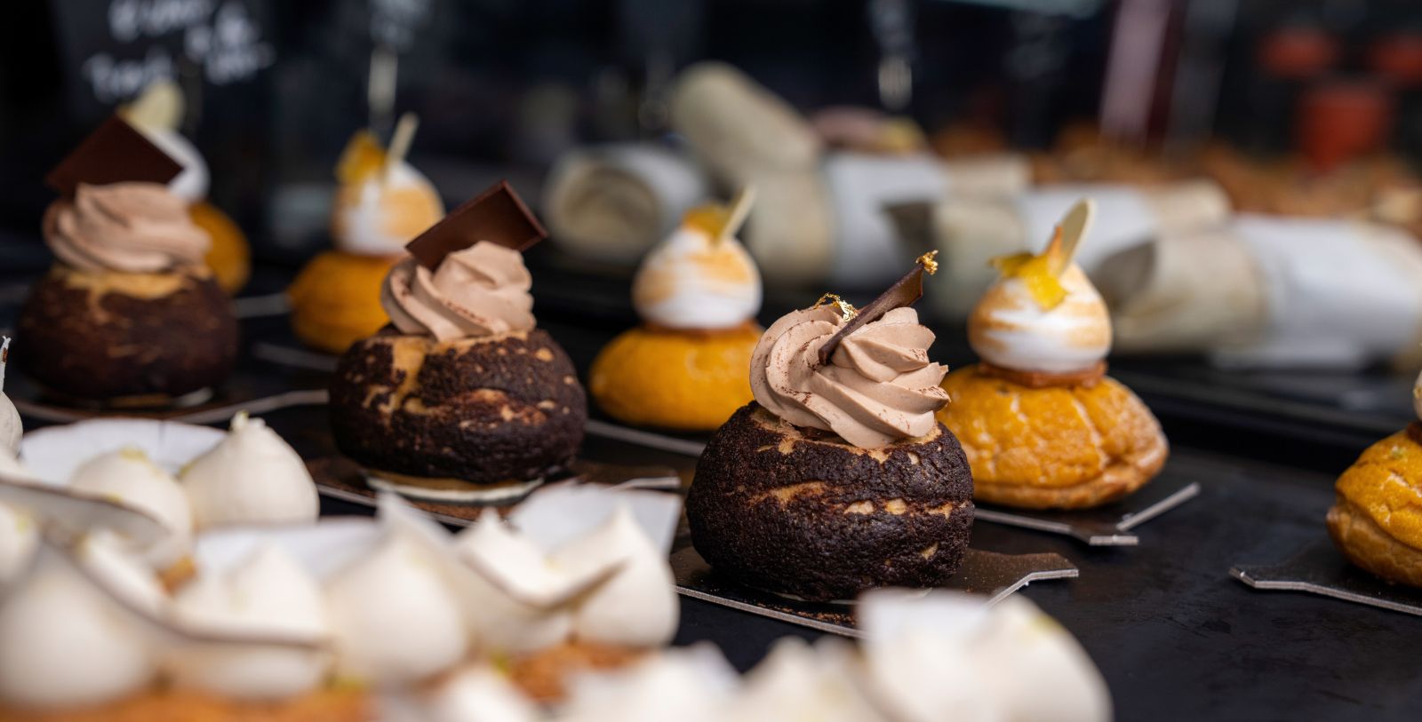 Image of the Parisian-inspired café at SO/ Auckland, 1964, a Member of Historic Hotels Worldwide in Auckland, New Zealand.