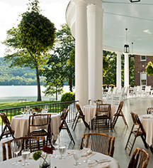 Dining at
The Otesaga Hotel and Cooper Inn
in Cooperstown