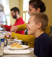 Dining at
The Porches Inn
in North Adams