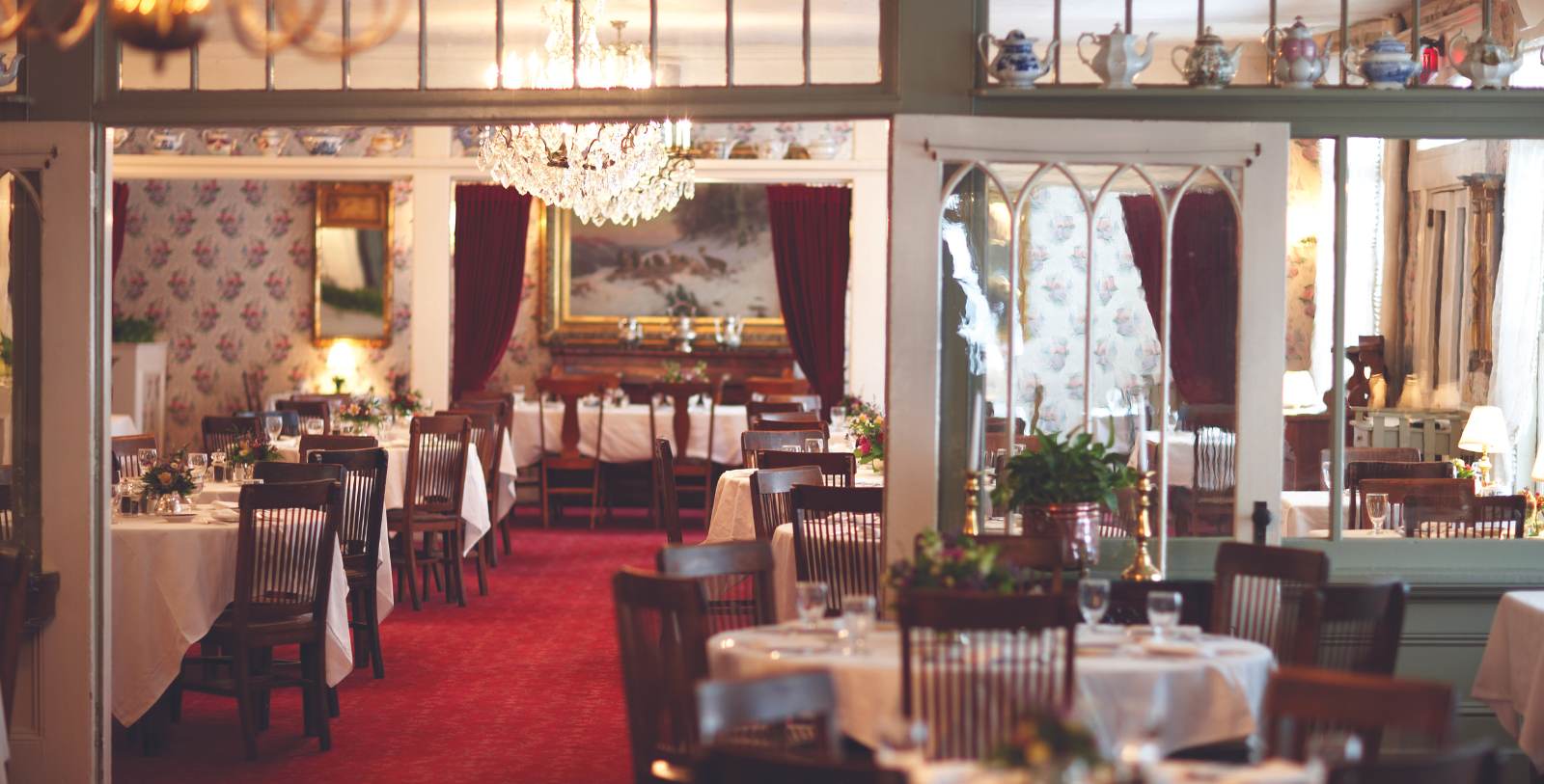Image of the Main Dining Room at The Red Lion Inn, a member of Historic Hotels of America since 1989, located in Stockbridge, Massachusetts