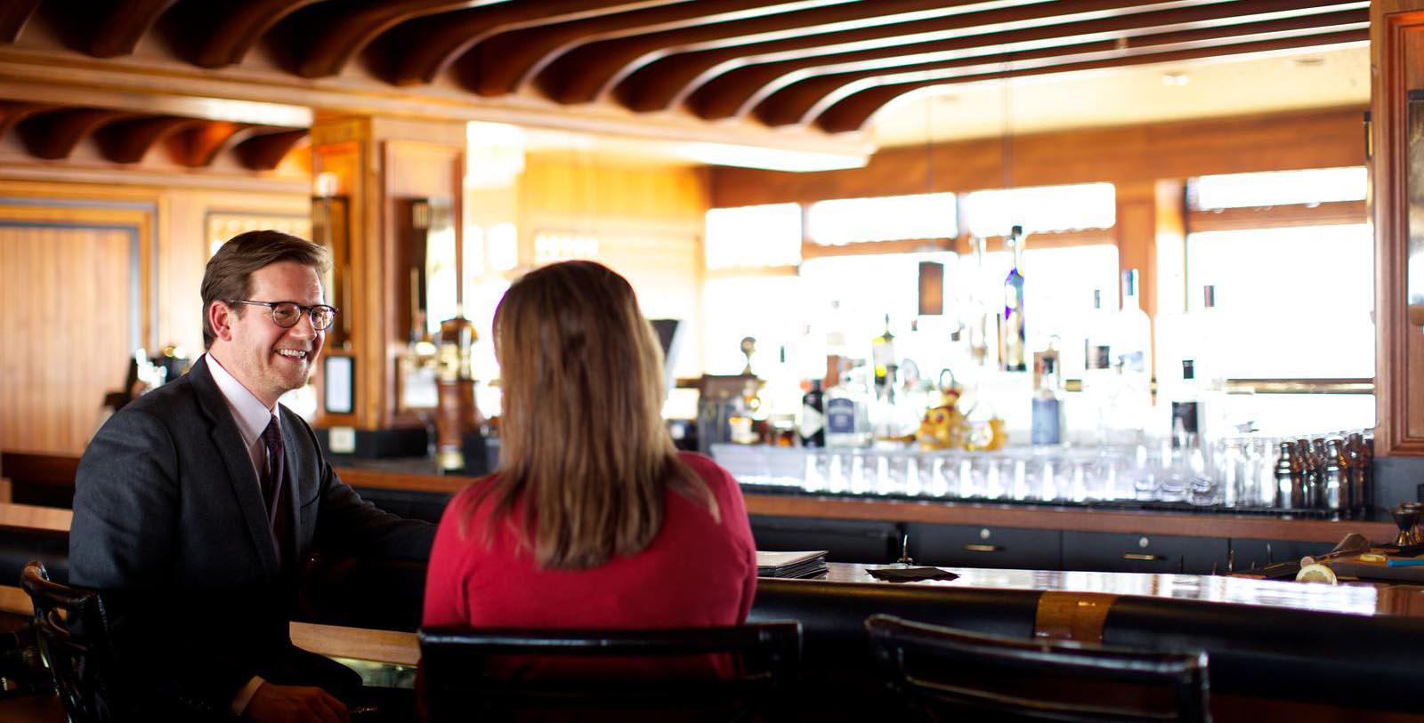 Image of Bar at Hotel Captain Cook in Anchorage, Alaska, 1956, Member of Historic Hotels of America, Explore