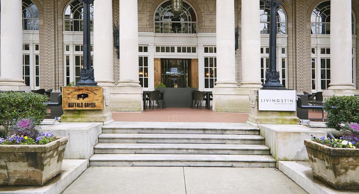 Image of Exterior Dining Entrance The Georgian Terrace, 1911, Member of Historic Hotels of America, in Atlanta, Georgia, Explore