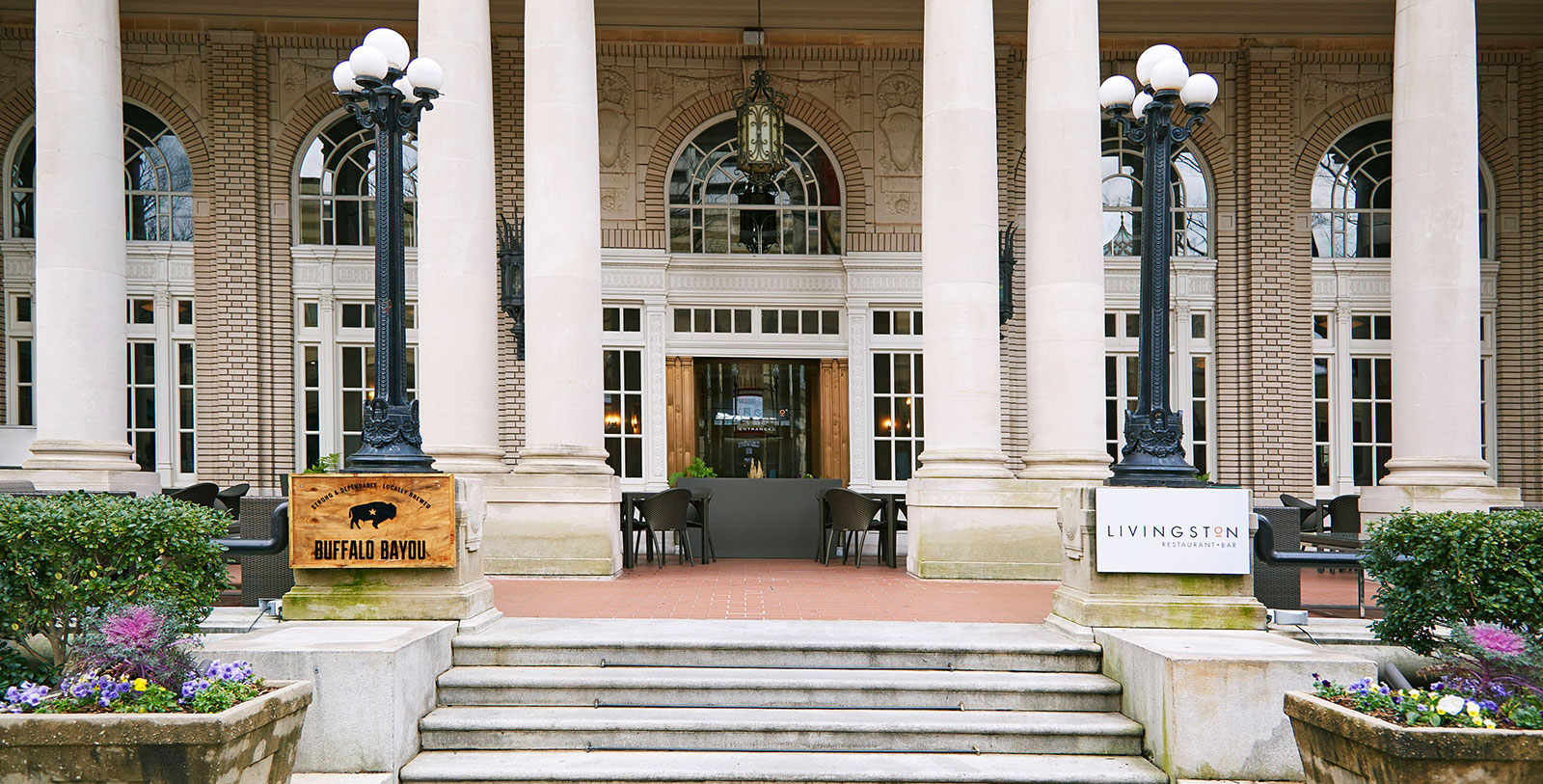 Image of Exterior Dining Entrance The Georgian Terrace, 1911, Member of Historic Hotels of America, in Atlanta, Georgia, Explore