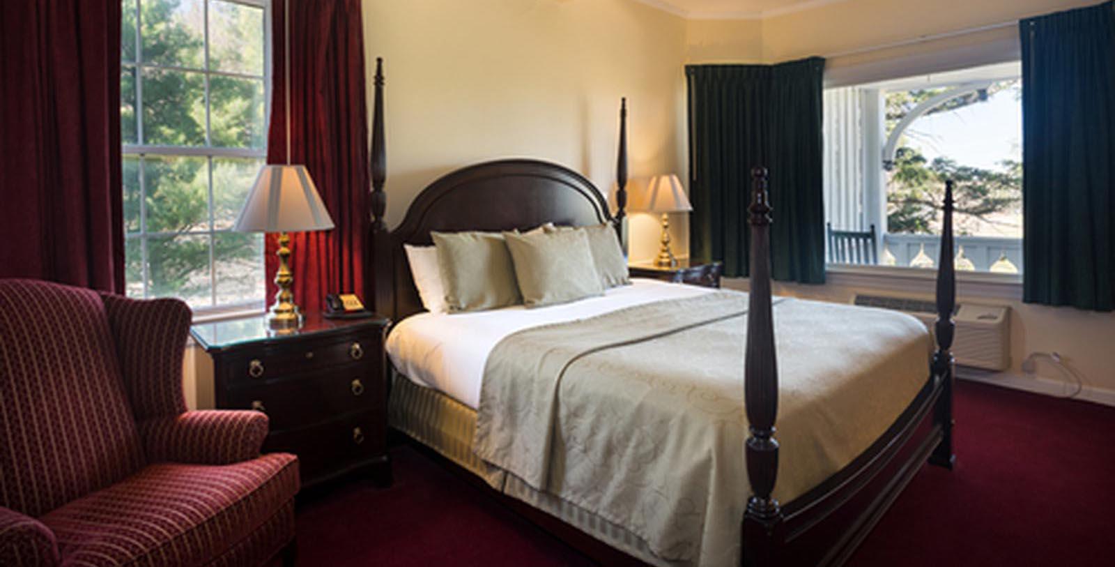 Image of guestroom at Green Park Inn, 1891, Member of Historic Hotels of America, in Blowing Rock, North Carolina, Location Map