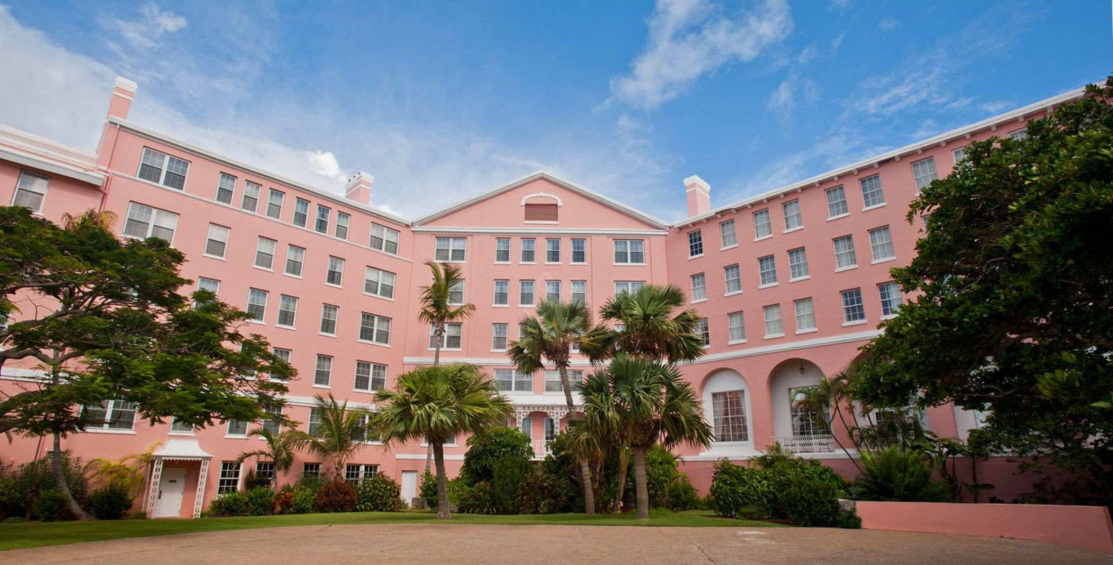 Image of Hotel Exterior & Marina, Hamilton Princess & Beach Club, A Fairmont Managed Hotel, Hamilton, Bermuda, 1885, Member of Historic Hotels Worldwide, Overview
