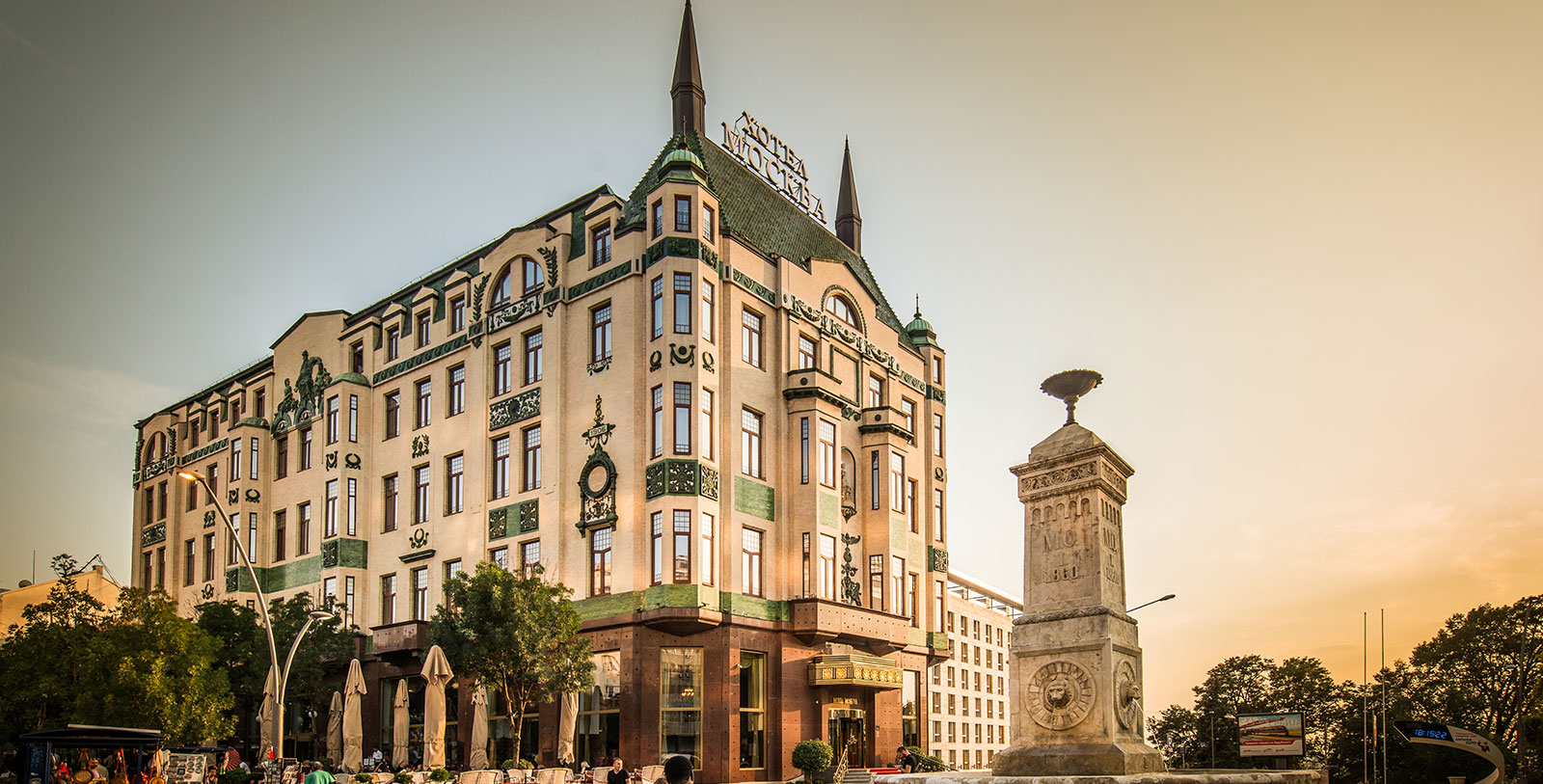 Image of Exterior, Hotel Moskva, Belgrade, Sebia, 1908, Member of Historic Hotels Worldwide, Overview