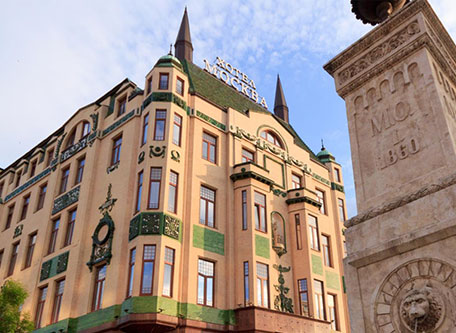 Image of Exterior, Hotel Moskva, Belgrade, Sebia, 1908, Member of Historic Hotels Worldwide, Special Offers, Discounted Rates, Families, Romantic Escape, Honeymoons, Anniversaries, Reunions
