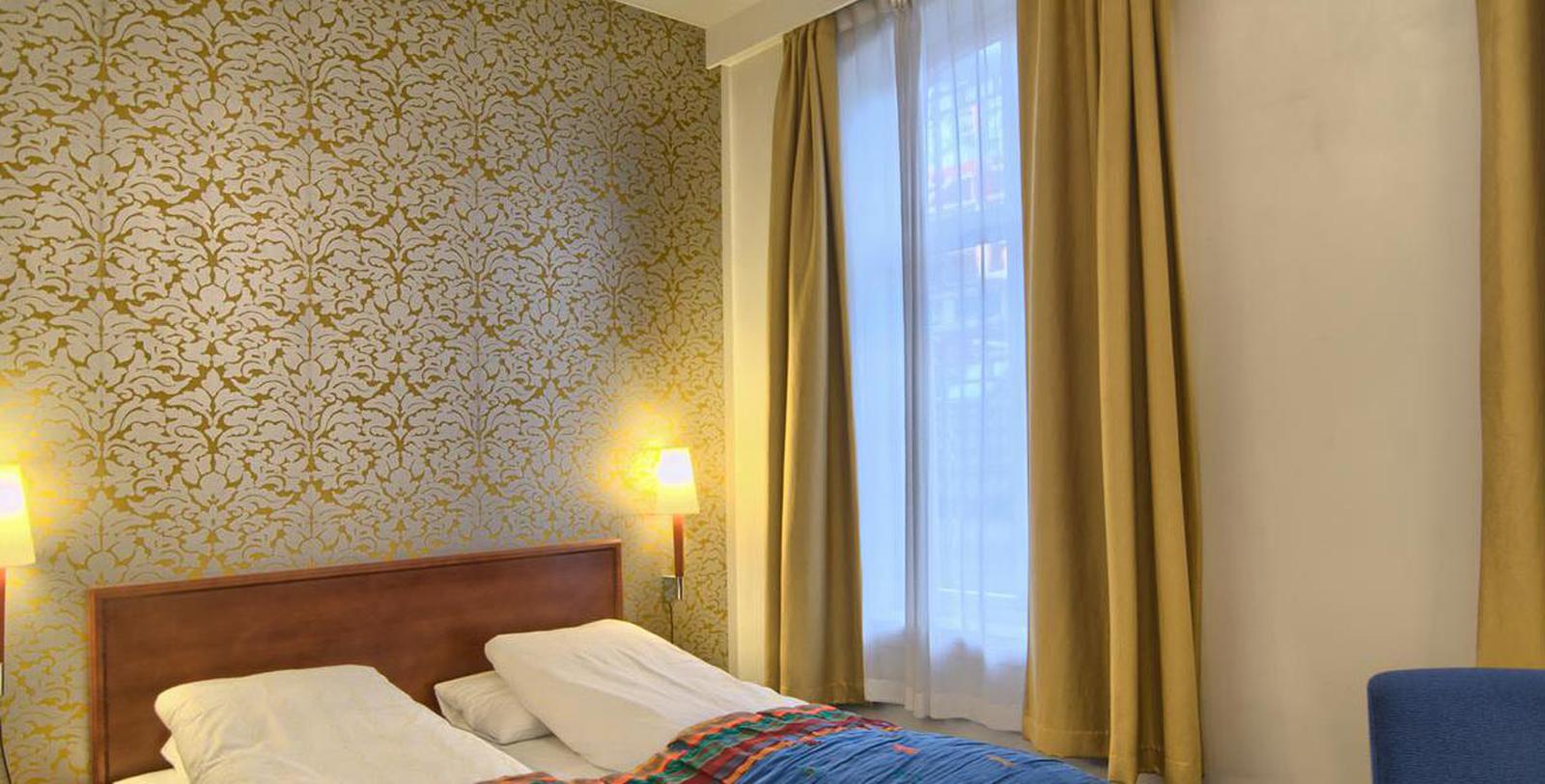 Image of Guestroom Interior, Hotel Augustin, Bergen, Norway, 1909, Member of Historic Hotels Worldwide, Location Map