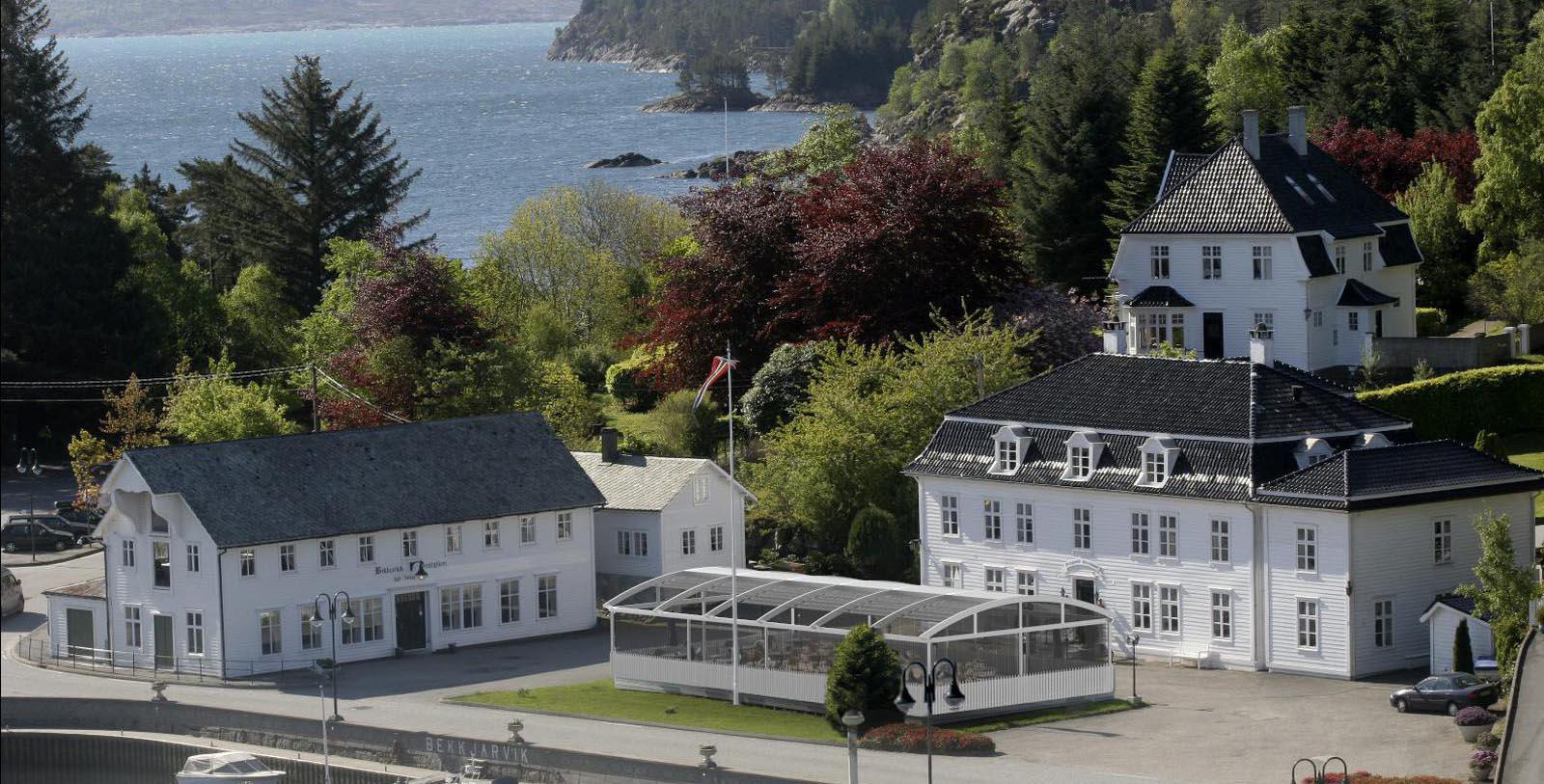 Image of hotel exterior Bekkjarvik Gjestgiveri, 1700s, Member of Historic Hotels Worldwide, in Norway, Discover