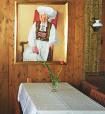 Dining at
Utne Hotel
in Utne