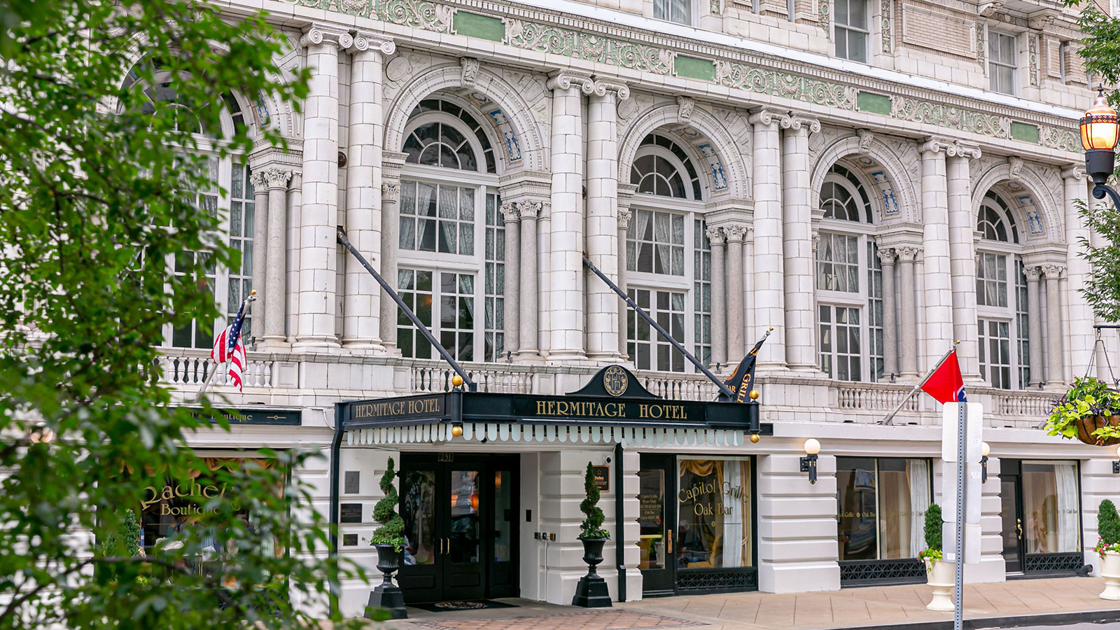 Image of Exterior The Hermitage Hotel, 1910, Member of Historic Hotels of America, in Nashville, Tennessee, Experience
