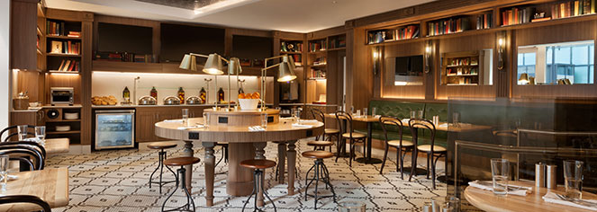 Dining at
Ames Boston Hotel, Curio Collection by Hilton
in Boston