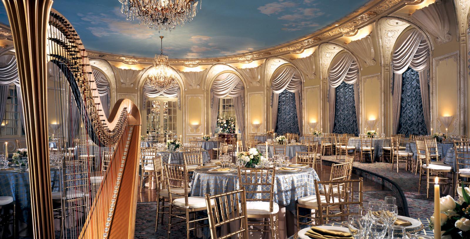 Image of event space set up for wedding at Fairmont Copley Plaza, 1912, Member of Historic Hotels of America, in Boston, Massachusetts, Special Occasions