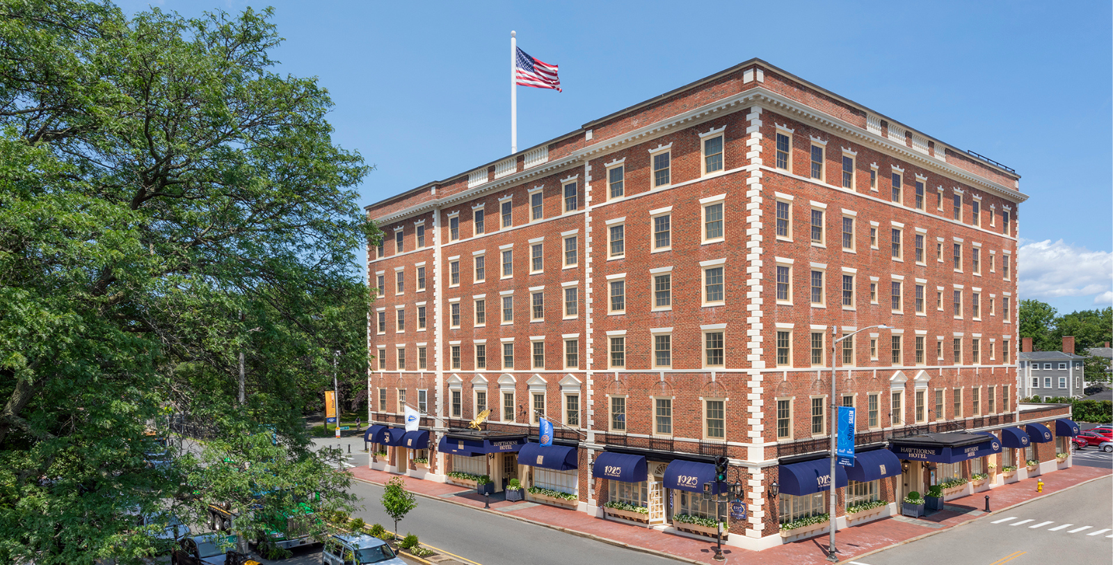 Image of hotel exterior Hawthorne Hotel, 1925, Member of Historic Hotels of America, in Salem, Massachusetts, Overview
