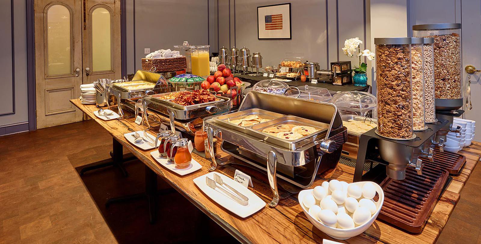 Image of Continental Breakfast The Kendall Hotel, 1894, Member of Historic Hotels of America, in Cambridge, Massachusetts, Explore