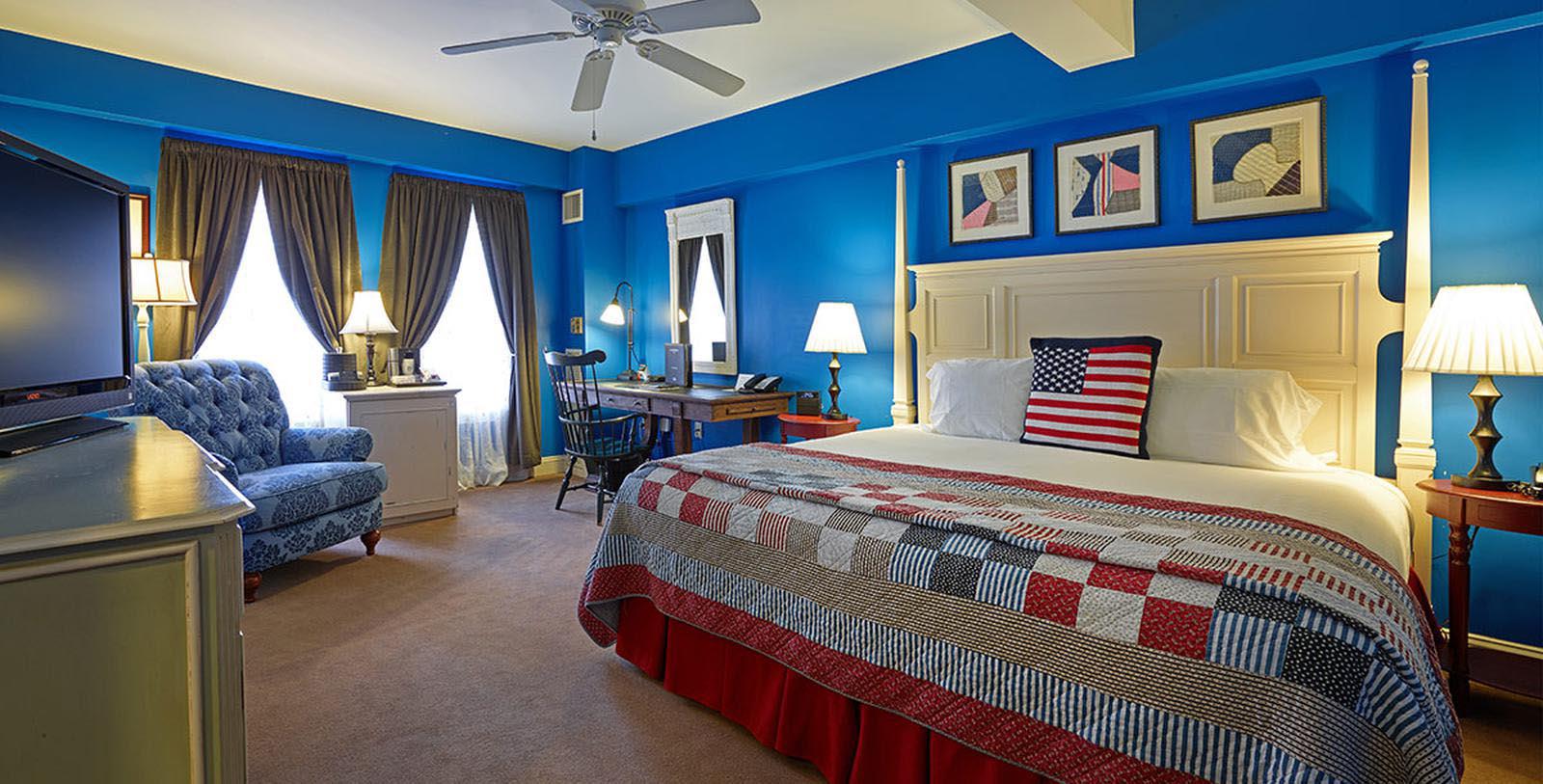 Image of Guestroom Interior The Kendall Hotel, 1894, Member of Historic Hotels of America, in Cambridge, Massachusetts, Accommodations