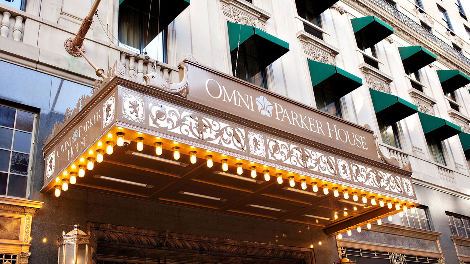 Image of Exterior & Entrance, Omni Parker House, Boston, Massachusetts, 1855, Member of Historic Hotels of America, Experience