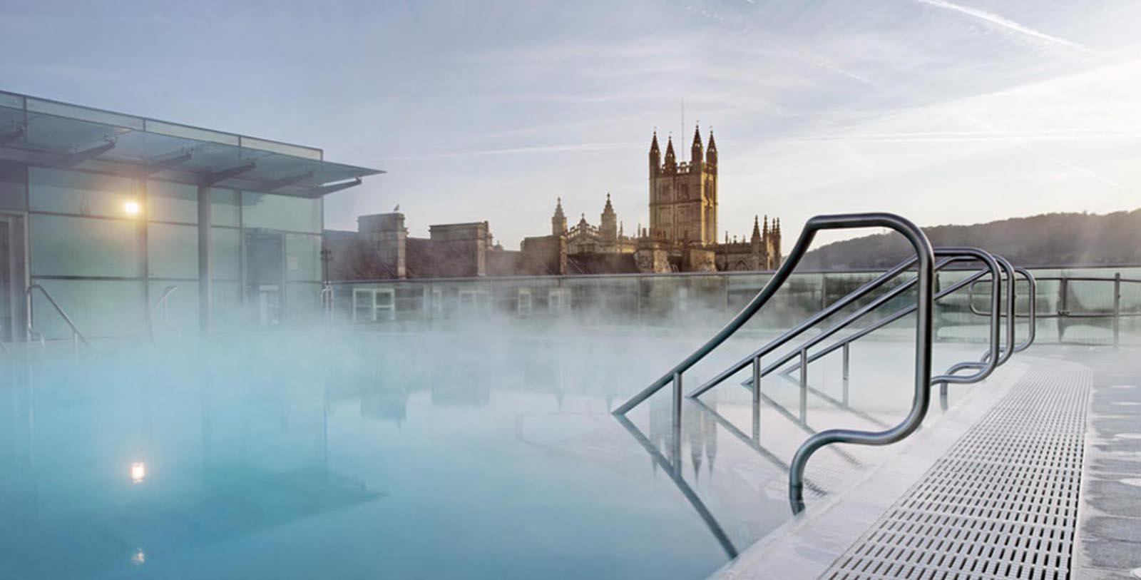 Explore the Roman Baths in the center of town.