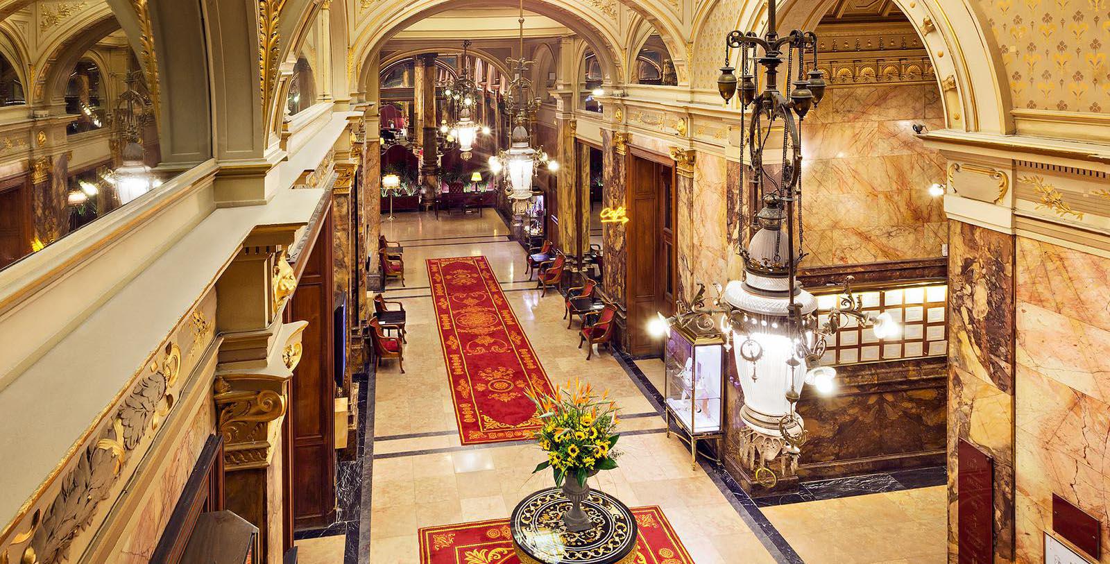 Image of Lobby, Hotel Metropole, Brussels, Belgium, 1895, Member of Historic Hotels Worldwide, Discover