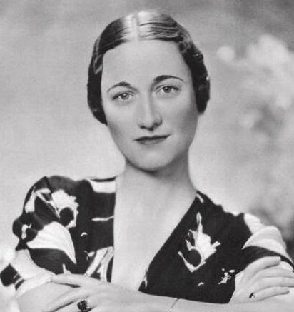 Historical Image of Wallis Simpson (Bessie Wallis Warfield) Circa 1936, Hotel Brexton, 1881, Member of Historic Hotels of America, in Baltimore, Maryland.