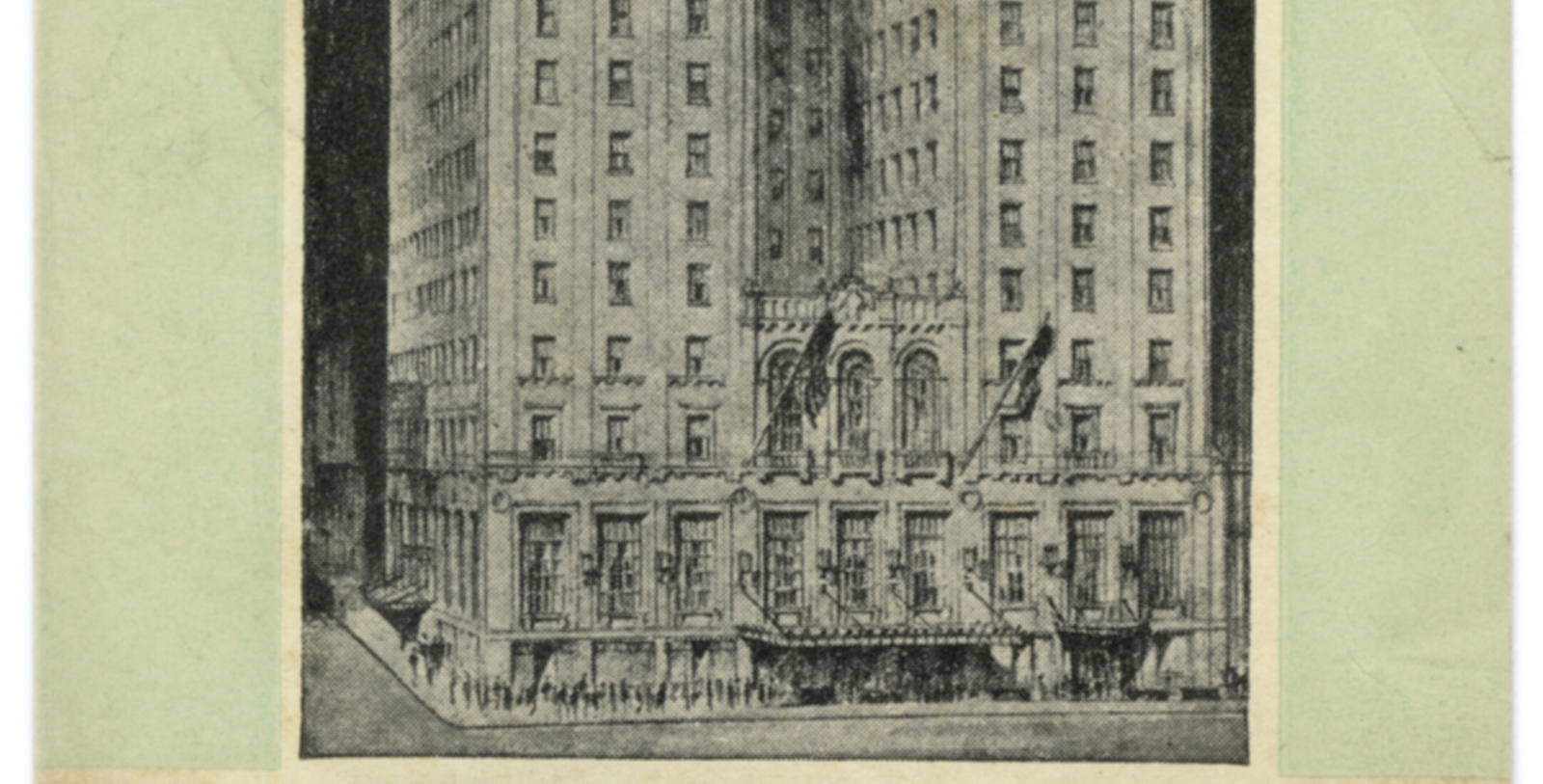 Discover the French Renaissance-style architecture of the Lord Baltimore Hotel.