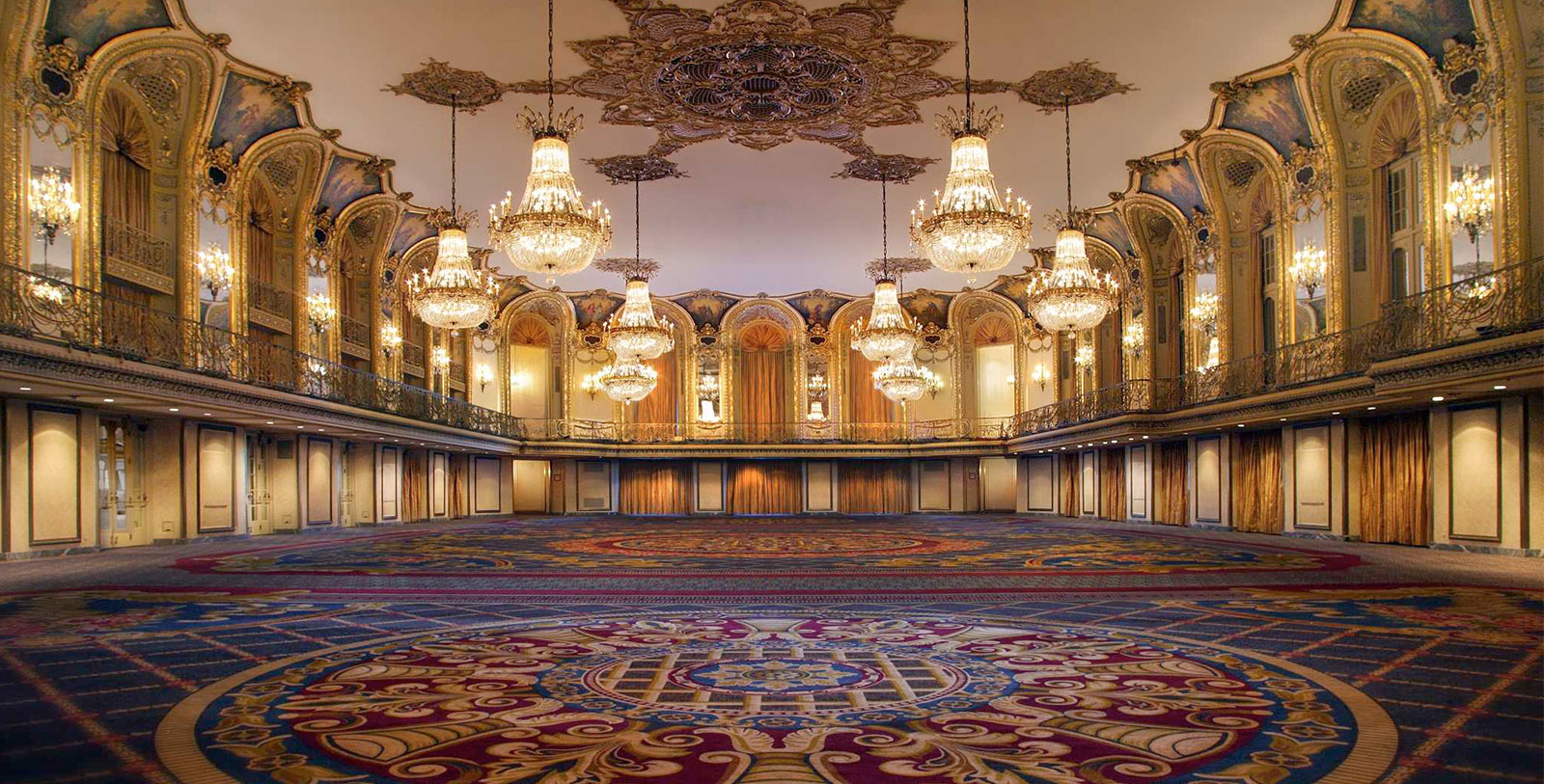 Image of Grand ballroom, Hilton Chicago, 1927, Member of Historic Hotels of America, in Chicago, Illinois, Weddings