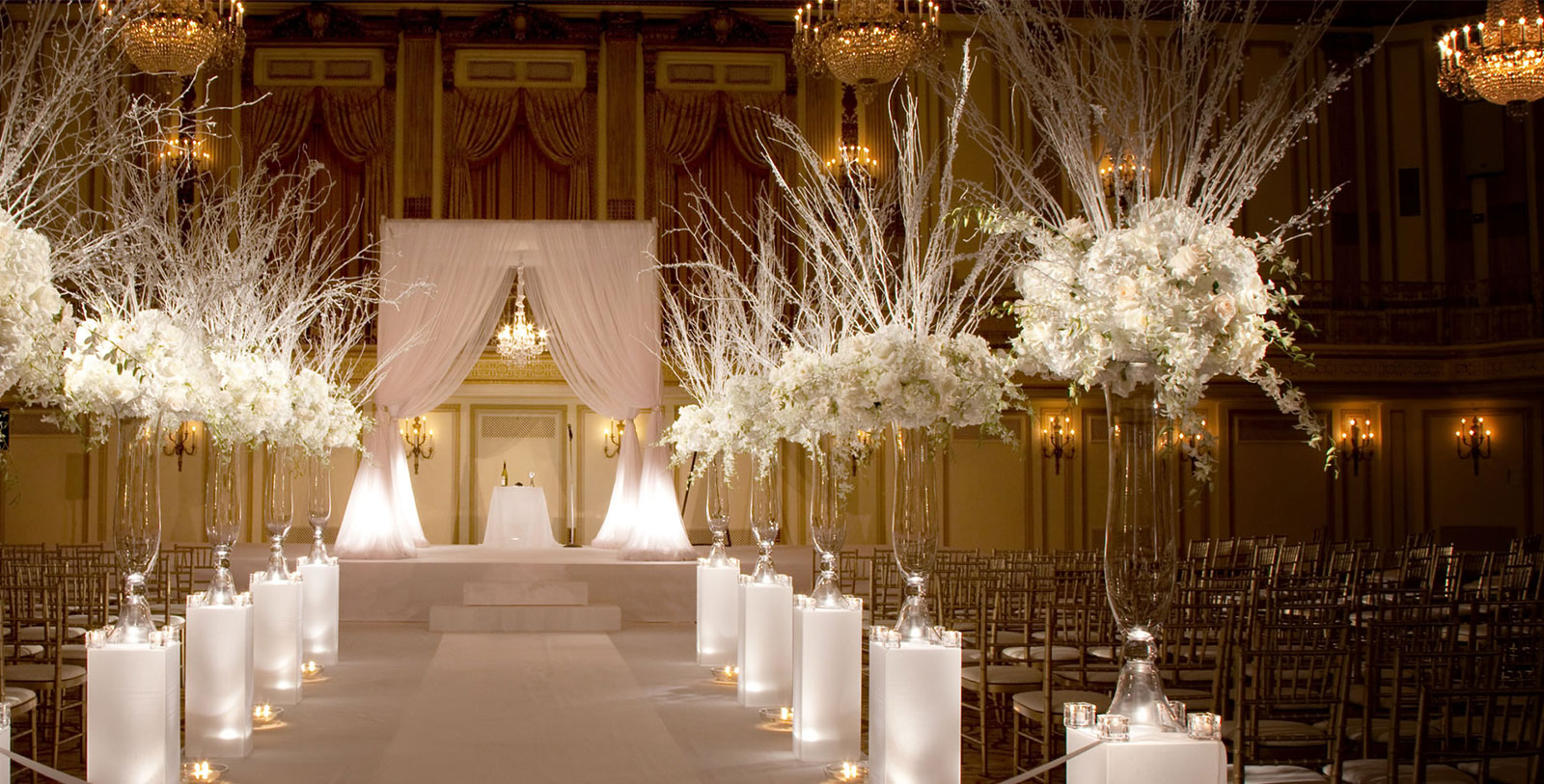 Image of Wedding Reception, Palmer House®, A Hilton Hotel, 1871, Member of Historic Hotels of America, in Chicago, Illinois, Weddings