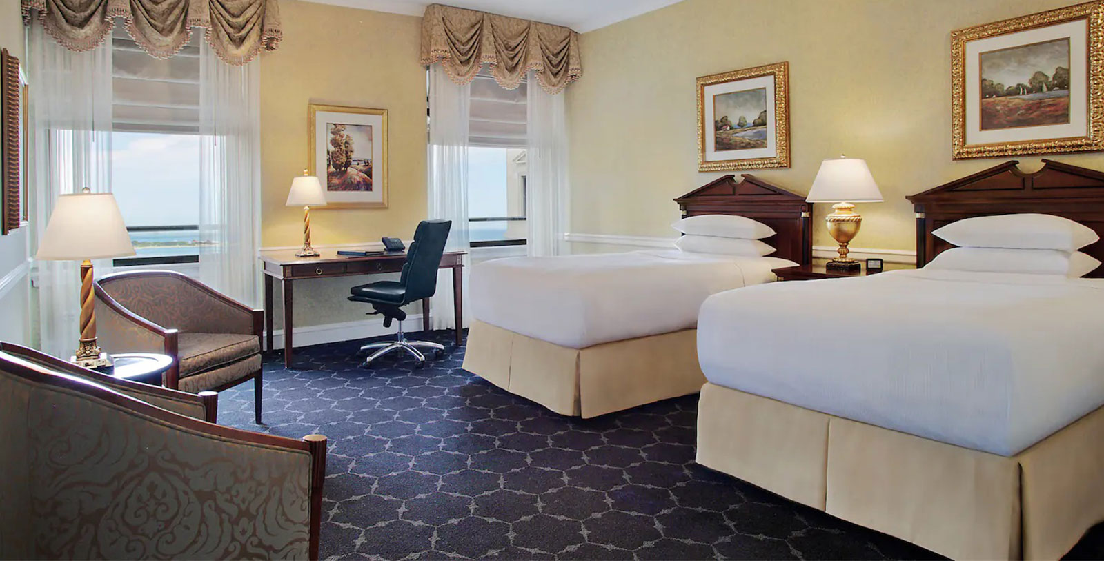 Image of Guestroom Interior The Drake, 1920, Member of Historic Hotels of America, in Chicago, Illinois, Accommodations