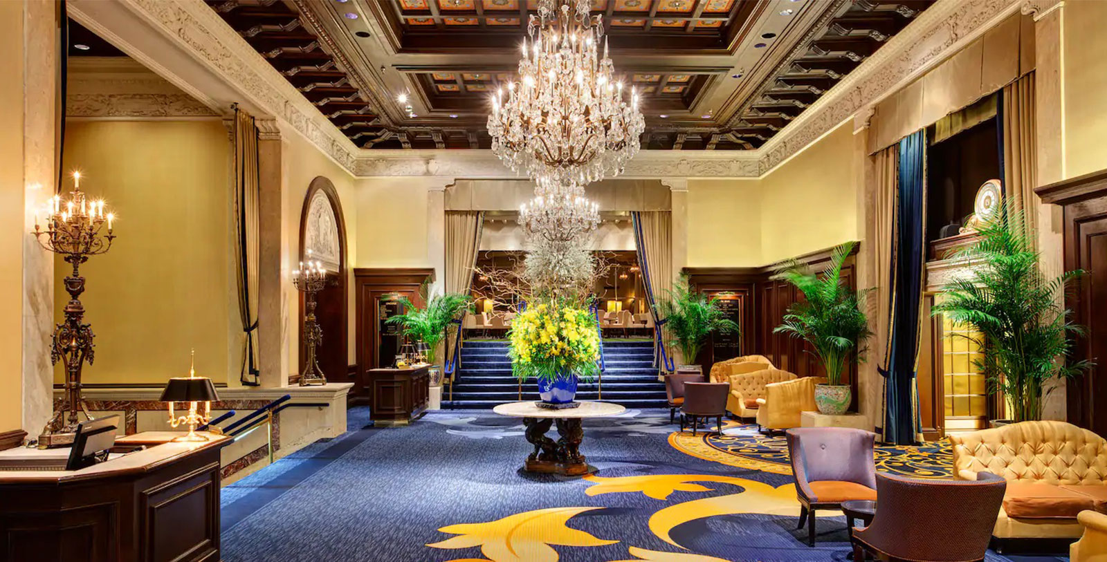 Image of Hotel Lobby, The Drake, 1920, Member of Historic Hotels of America, in Chicago, Illinois, Explore