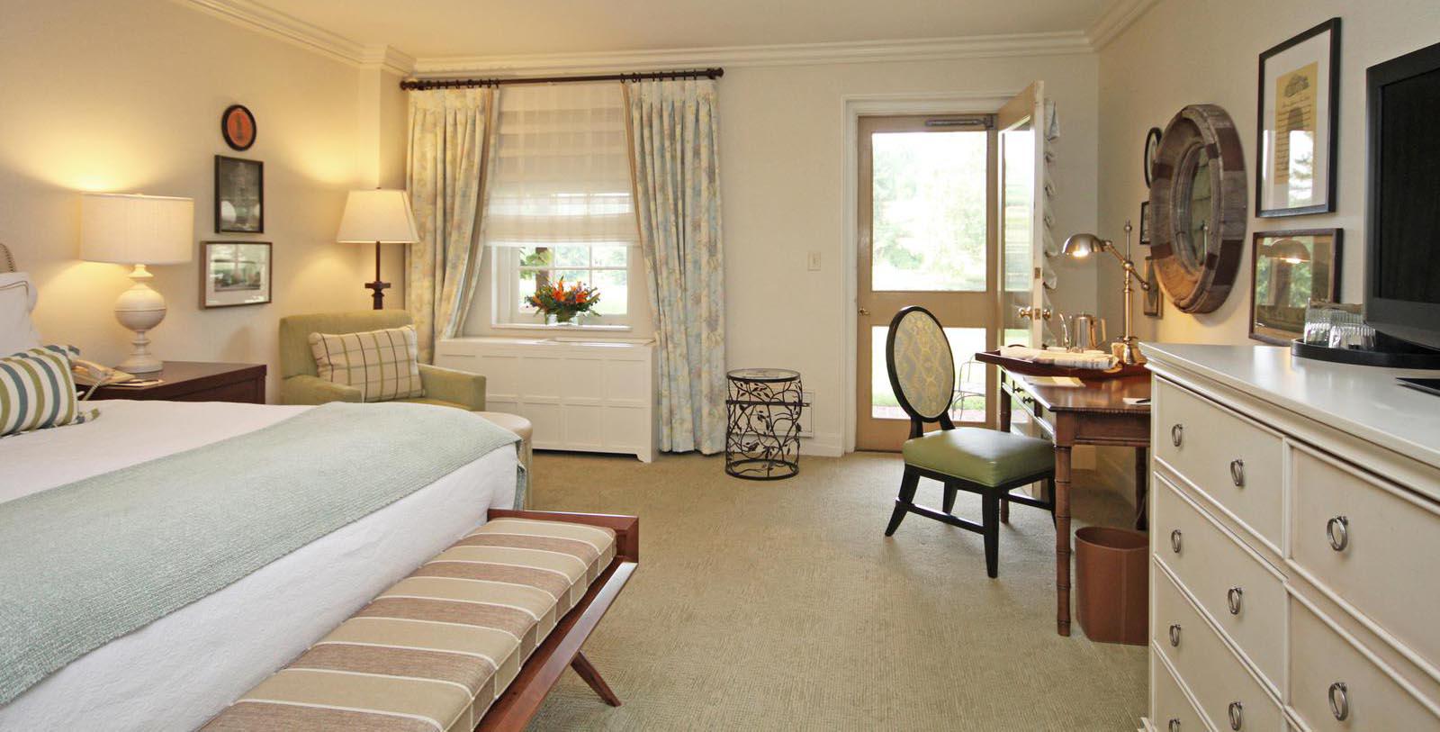 Image of Guestroom at Boar's Head Resort, 1834, Member of Historic Hotels of America, in Charlottesville, Virginia, Location Map