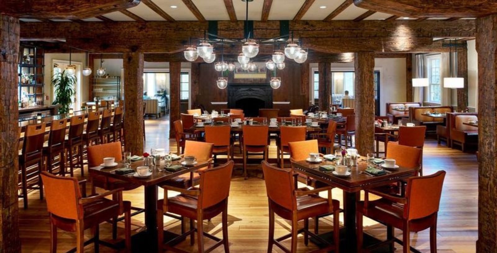 Taste delicious brunches and savory dinners at the Mill Room, the resort's statement restaurant.