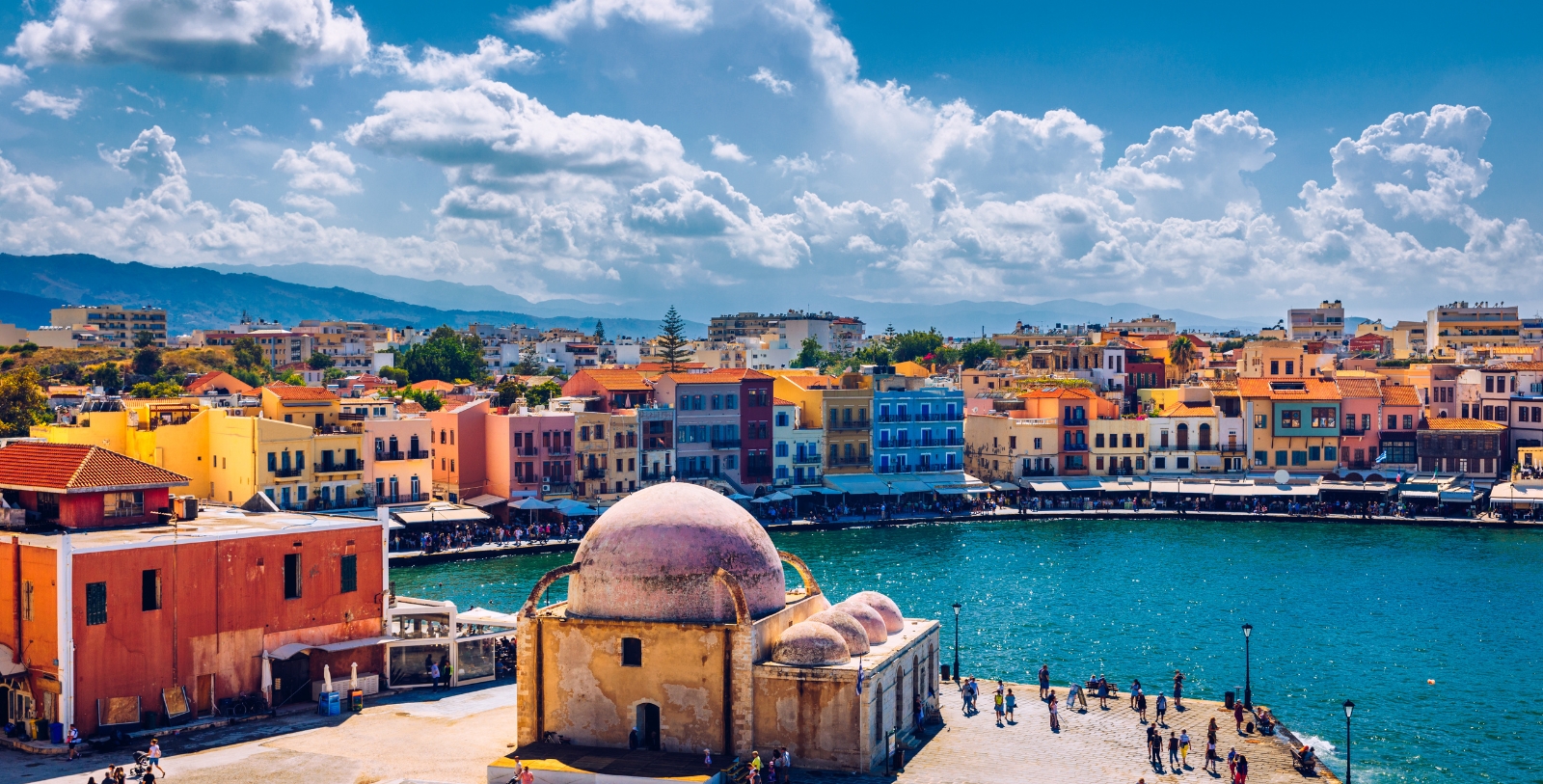 Discover Venetian, Byzantine, and Ottoman architectural influences in Chania Old Town.