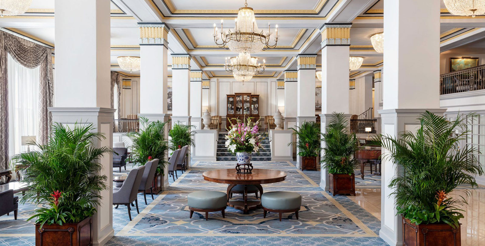 Image of hotel lobby at Francis Marion Hotel, 1924, Member of Historic Hotels of America, in Charleston, South Carolina, Overview