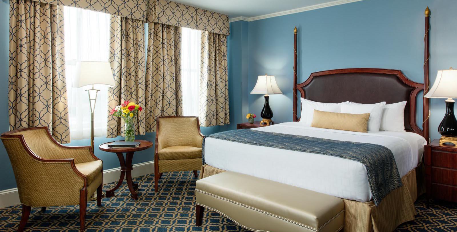 Image of guestroom at Francis Marion Hotel, 1924, Member of Historic Hotels of America, in Charleston, South Carolina, Accommodations