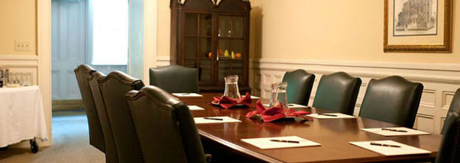 Meetings at
Wentworth Mansion
in Charleston
