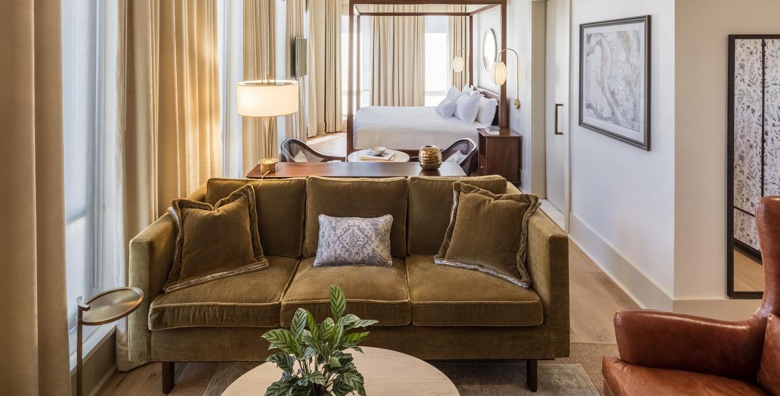 Image of Guestroom Interior The Dewberry, 1964, Member of Historic Hotels of America, in Charleston, South Carolina, Location