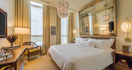 Accommodations:
The Dewberry
in Charleston