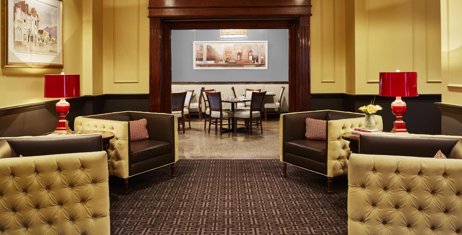 Image of Seating Area The Dunhill Hotel, 1929, Member of Historic Hotels of America, in Charlotte, North Carolina, Discover