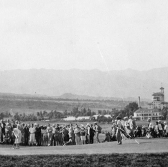Historical Image of The Broadmoor Invitational Circa 1921, The Broadmoor, 1918, Member of Historic Hotels of America, in Colorado Springs, Colorado.
