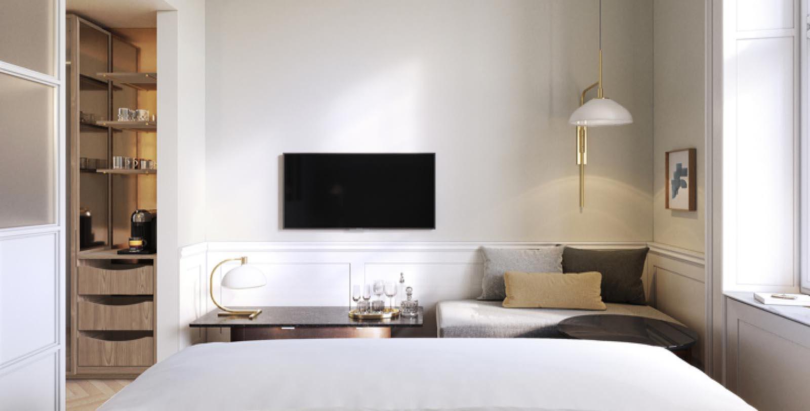 Image of Guestroom at Villa Copenhagen, 1912, Member of Historic Hotels Worldwide, in Copenhagen, Denmark, Explore