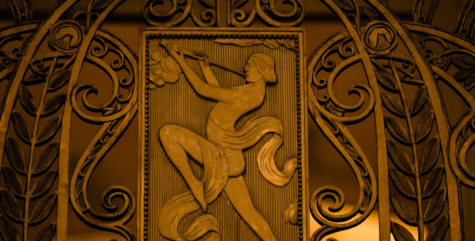 Image of lobby detail, Hilton Cincinnati Netherland Plaza, 1931, Member of Historic Hotels of America, in Cincinnati, Ohio,Explore
