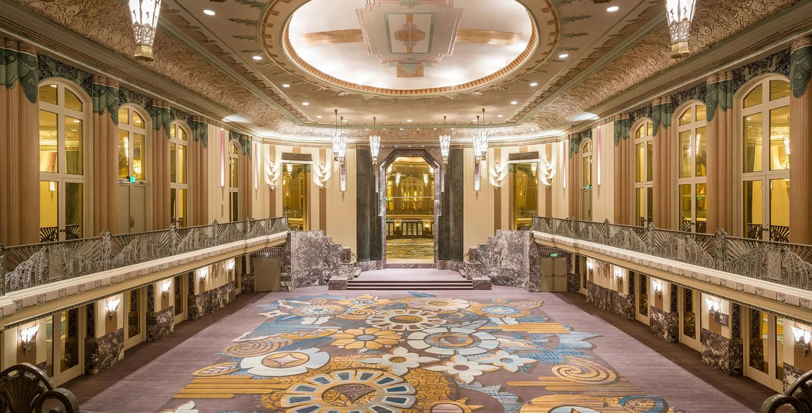 Image of the Hall of Mirrors in the Hilton Cincinnati Netherland Plaza, 1931, Member of Historic Hotels of America, in Cincinnati, Ohio, Venues and Services