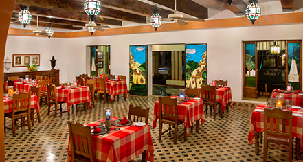 Dining at
Hacienda Uxmal Plantation & Museum
in Uxmal