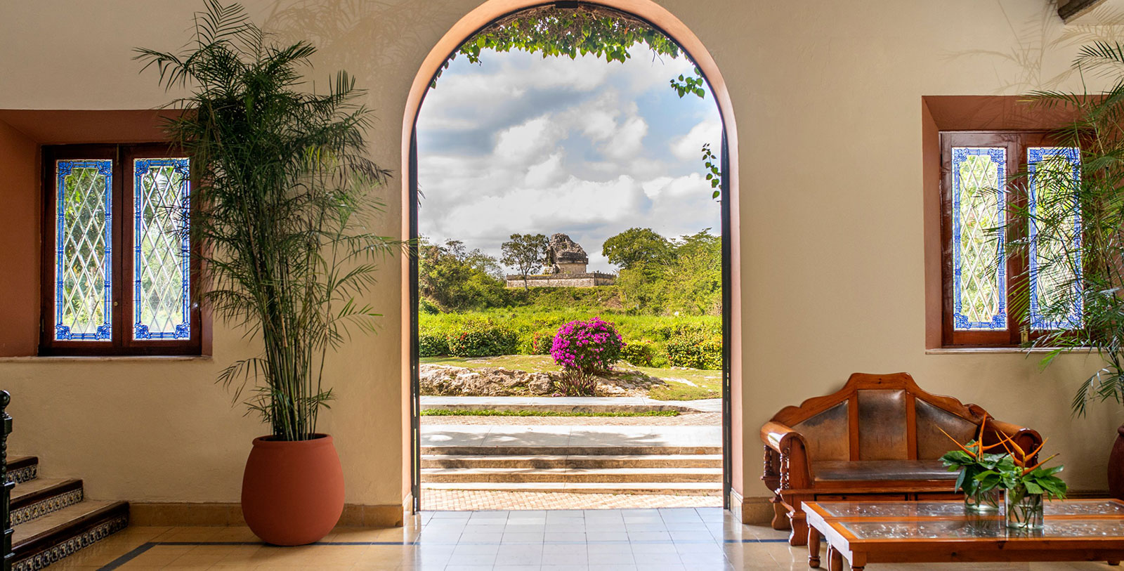 Discover the Spanish Colonial architecture of this vacation retreat.